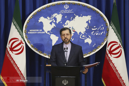 سعید خطیب‌زاده سخنگوی وزارت امور خارجه در نشست خبری 