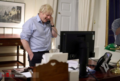 تبریک تلفنی بوریس جانسون نخست وزیر انگلستان به جو بایدن رئیس جمهور آمریکا.