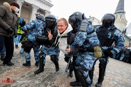 اعتراضات روسیه.