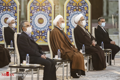 تجدید میثاق رئیس قوه قضاییه و مسئولان قضایی با آرمان‌های امام خمینی (ره)
