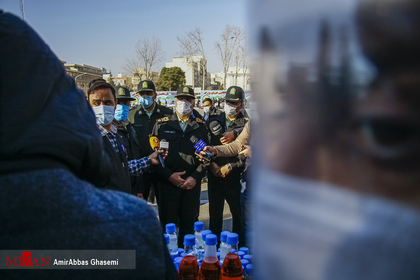 سردار رحیمی رئیس پلیس تهران در مرکز پلیس پیشگیری پایتخت در چهل و یکمین مرحله طرح رعد پلیس پیشگیری
