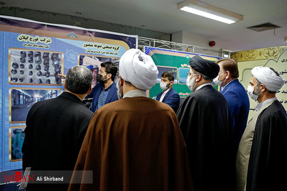 بازدید رئیس قوه قضاییه از نمایشگاه مسائل اولویت دار استان گیلان