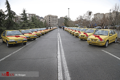 آیین بهره برداری از ۱۱۰ دستگاه اتوبوس ناوگان حمل و نقل عمومی شهر تهران
