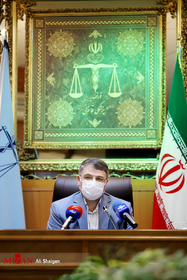 عباس مسجدی آرانی رییس سازمان پزشکی قانونی کشور در نشست خبری 