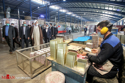 بازدید حجت الاسلام درویشیان رئیس سازمان بازرسی کل کشور از چند واحد تولیدی در استان گلستان