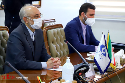 دیدار مدیرکل آژانس بین‌المللی انرژی اتمی و رئیس سازمان انرژی اتمی ایران
