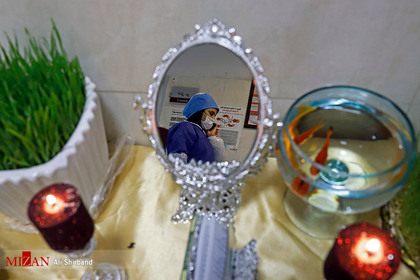 تحویل سال نو در بیمارستان شهدای یافت آباد-تهران.