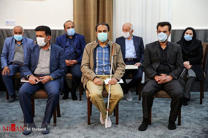 دیدار رئیس قوه قضاییه با خانواده‌های جانباختگان حادثه سقوط هواپیمای تهران یاسوج