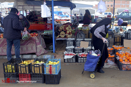بازار محلی بجنورد در آستانه سال نو

