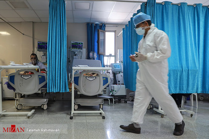 بیمارستان گلستان اهواز در پیک جدید کرونایی
