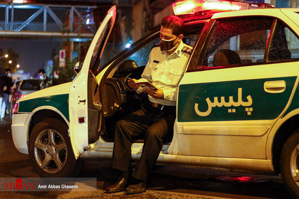 مراسم احیاء شب بیست و سوم ماه مبارک رمضان در کنار ماموران پلیس پیشگیری