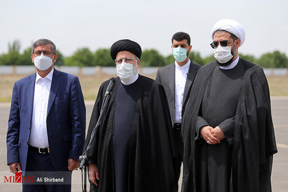ورود رئیس قوه قضاییه به استان همدان 