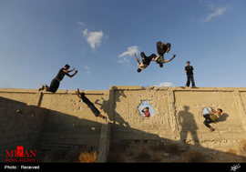 محبوبیت ورزش پارکور در غزه