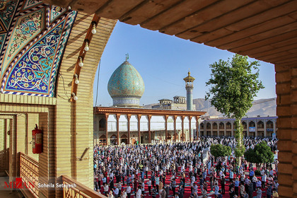 اقامه نماز عید سعید فطر در شیراز
