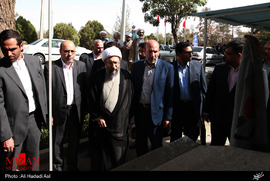 ادای احترام رئیس قوه قضائیه و مسئولان عالی قضایی به مقام شامخ شهدای هفتم تیر 