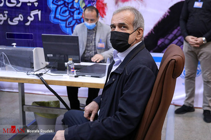 مسعود پزشکیان در انتخابات 1400