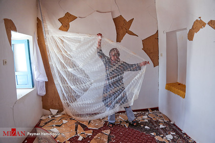 خسارات زلزله در روستای شورک - خراسان شمالی