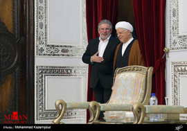 دیدار آیت الله هاشمی رفسنجانی با رئیس مجلس لوکزامبورگ