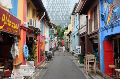 خیابان حاجی لین در سنگاپور
