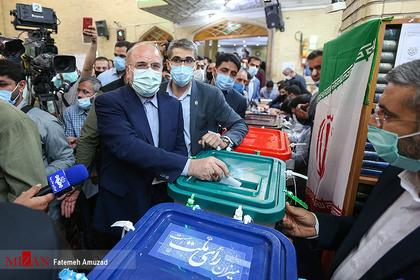 انتخابات 1400 - محمد باقر قالیباف ، مسجد جامع ابوذر 