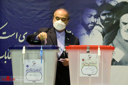 حضور مسعود سلطانی فر در انتخابات 1400