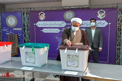 حضور حجت الاسلام و المسلمین محمدجعفر منتظری در انتخابات 1400