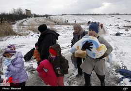 سرگردانی پناهجویان در سرمای صربستان