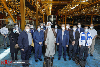 بازدید رئیس سازمان بازرسی از شرکت واگن‌سازی تهران و شهرک صنعتی شمس آباد
