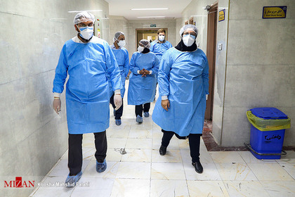 احمدزاده دادیار دادسرای زاهدان در بازدید از بیمارستان