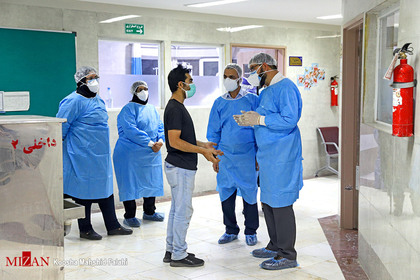 احمدزاده دادیار دادسرای زاهدان در بازدید از بیمارستان