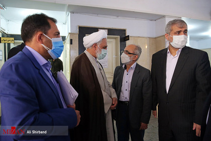 رئیس قوه قضاییه در بازدید از شعب کشیک ۴ مرکز قضایی تهران