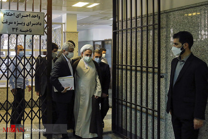 بازدید سرزده رئیس قوه قضاییه از زندان رجایی‌شهر