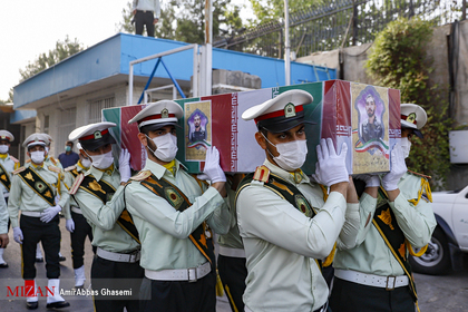 مراسم تشییع پیکر سرباز وظیفه شهید عبدالجبار مختوم نژاد

