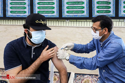 واکسیناسیون در حسینیه
