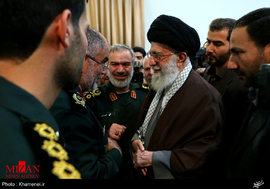 دیدار پاسدارانی که متجاوزان امریکایی به آبهای ایران را بازداشت کردند با مقام معظم رهبری