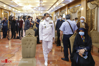 نشست خبری امیر سرتیپ دریادار شهرام ایرانی فرمانده نیروی دریایی ارتش 