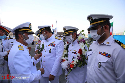 مراسم استقبال از ناوگروه ۷۵ نیروی دریایی ارتش
