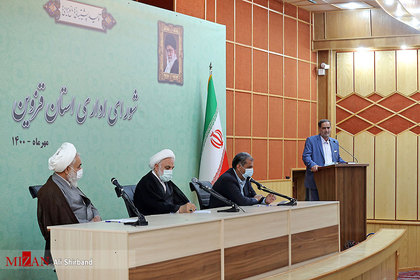 حضور رئیس قوه قضاییه در شورای اداری استان قزوین 