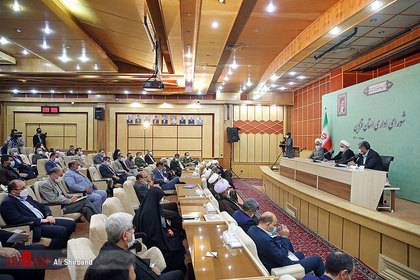 حضور رئیس قوه قضاییه در شورای اداری استان قزوین 