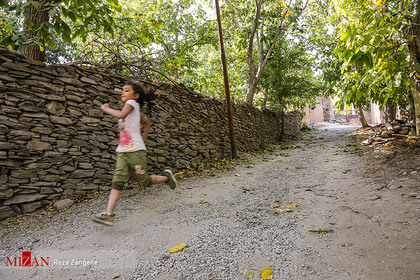 روستای سنگی ورکانه - همدان
