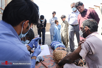 خدمت بی منت پزشکان جهادی در روستاهای زاهدان