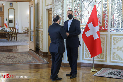 دیدار رئیس مجلس سوئیس با وزیر امور خارجه
