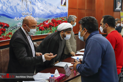 دیدار مردمی رئیس کل محاکم عمومی و انقلاب تهران در مجتمع قضایی شهید مفتح
