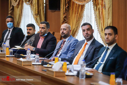 هیئت همراه  وزیر دادگستری عراق 