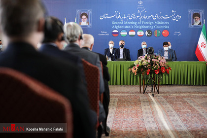 دومین نشست وزرای امور خارجه کشور‌های همسایه افغانستان