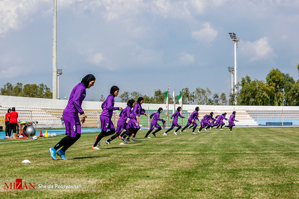 اردوی تدارکاتی تیم ملی فوتبال بانوان در کیش