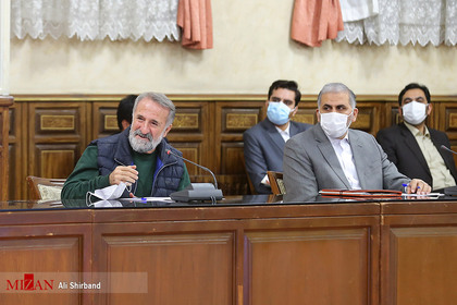 مهران رجبی بازیگر در همایش سفیران صلح شورای حل اختلاف قوه قضاییه