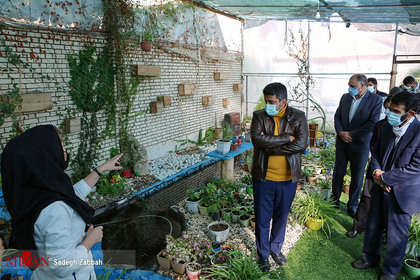 بازدید جواد فروغی ، مدال آور المپیک توکیو ۲۰۲۰ از آسایشگاه معلولین ذهنی شهید بهشتی - مشهد
