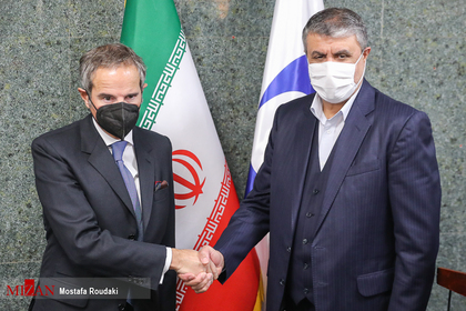 دیدارمدیرکل آژانس بین‌المللی انرژی اتمی با رئیس سازمان انرژی اتمی ایران 