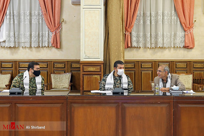 نشست رئیس دستگاه قضا با اعضای شورای فرماندهی و مسئولان مرکز مقاومت بسیج قوه قضاییه